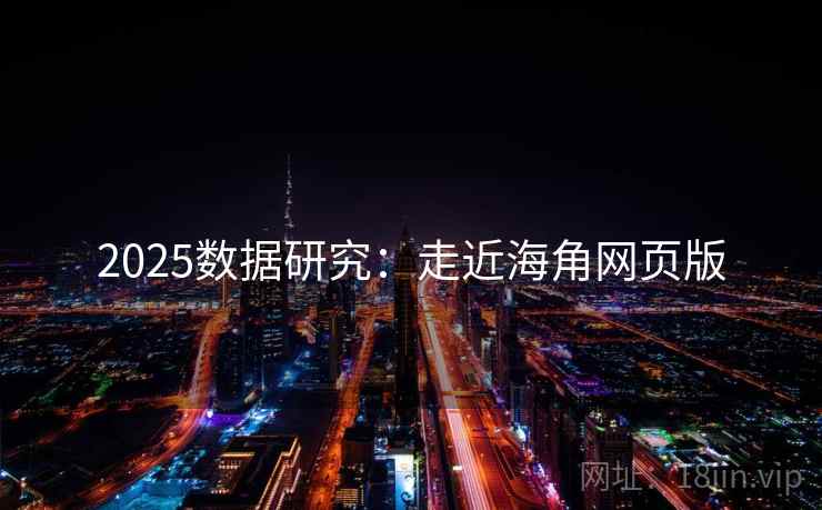 2025数据研究：走近海角网页版  第1张