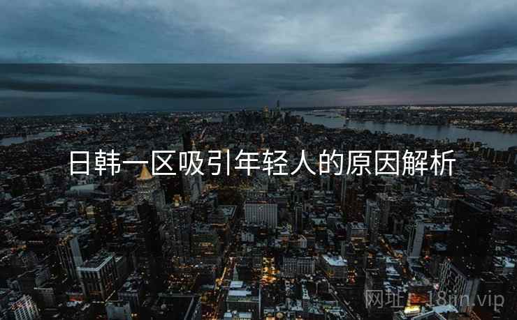 日韩一区吸引年轻人的原因解析