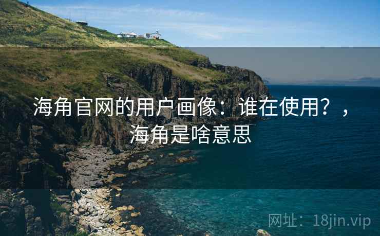 海角官网的用户画像:谁在使用?,海角是啥意思