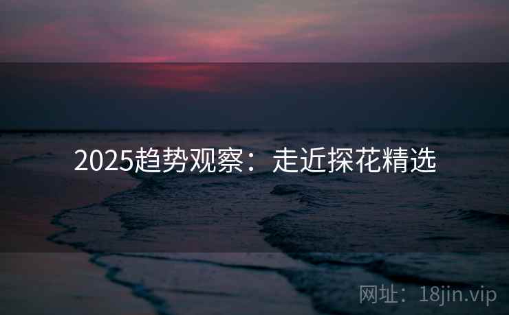 2025趋势观察：走近探花精选